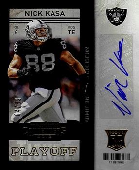 2013 Panini Contenders - Playoff Ticket #171 Nick Kasa Front