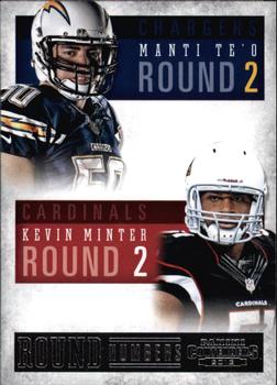 2013 Panini Contenders - Round Numbers #18 Kevin Minter / Manti Te'o Front