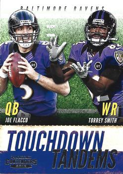 2013 Panini Contenders - Touchdown Tandems #12 Joe Flacco / Torrey Smith Front