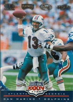 2000 Playoff Super Bowl XXXIV Card Show #SB-1 Dan Marino Front