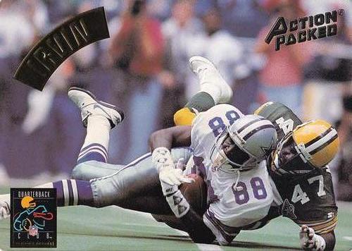 1994 Action Packed - Mammoth 7x10 #MM12 Michael Irvin Front