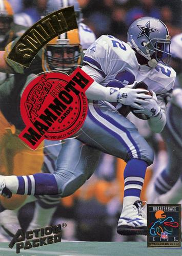 1994 Action Packed - Mammoth 7x10 #MM23 Emmitt Smith Front