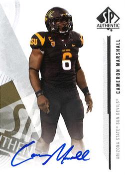 2013 SP Authentic - Autographs #16 Cameron Marshall Front