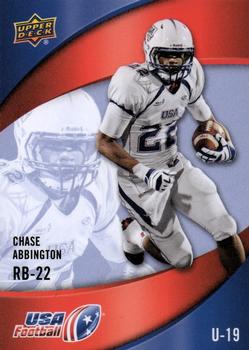 2013 Upper Deck USA Football #5 Chase Abbington Front
