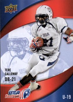 2013 Upper Deck USA Football #7 Tere Calloway Front