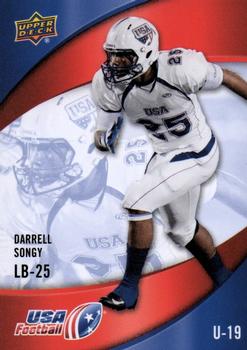 2013 Upper Deck USA Football #10 Darrell Songy Front