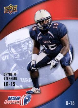 2013 Upper Deck USA Football #21 Shyheim Stephens Front