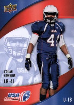 2013 Upper Deck USA Football #29 J'Quan Hawkins Front