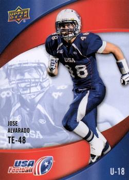 2013 Upper Deck USA Football #30 Jose Alvarado Front