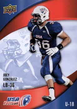 2013 Upper Deck USA Football #32 Joey Gonzalez Front