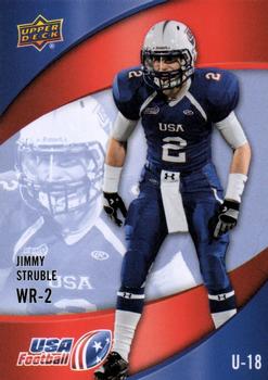 2013 Upper Deck USA Football #33 Jimmy Struble Front