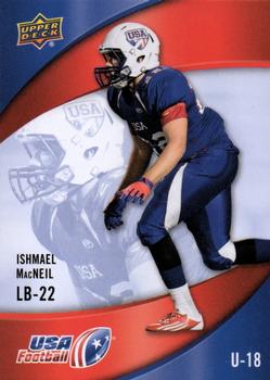 2013 Upper Deck USA Football #36 Ishmael MacNeil Front
