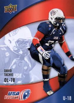 2013 Upper Deck USA Football #43 David Tachie Front