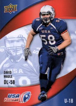 2013 Upper Deck USA Football #44 David Maule Front