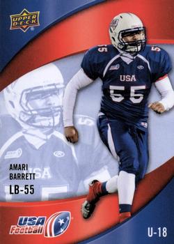2013 Upper Deck USA Football #48 Amari Barrett Front
