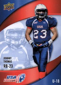 2013 Upper Deck USA Football #50 Johnny Thomas Front