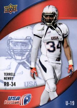 2013 Upper Deck USA Football #112 Terrell Newby Front