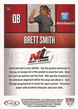 2014 SAGE HIT #56 Brett Smith Back