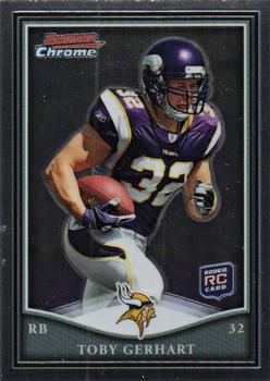 2010 Topps Chrome - Bowman Chrome Rookies #BCR-29 Toby Gerhart Front