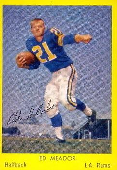 1960 Bell Brand Los Angeles Rams #4 Ed Meador Front