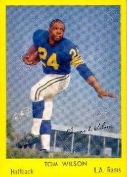 1960 Bell Brand Los Angeles Rams #5 Tom Wilson Front