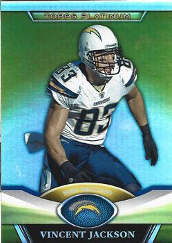 2011 Topps Platinum - Thick Stock #108 Vincent Jackson Front