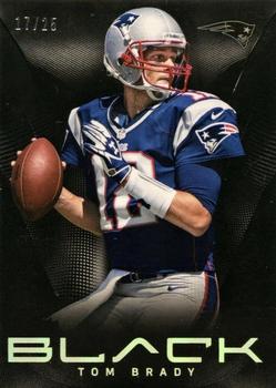 2013 Panini Black - Platinum #4 Tom Brady Front