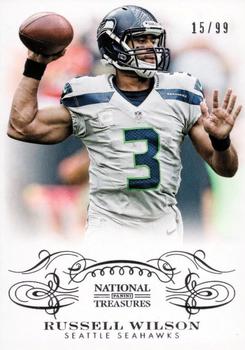 2013 Panini National Treasures #90 Russell Wilson Front