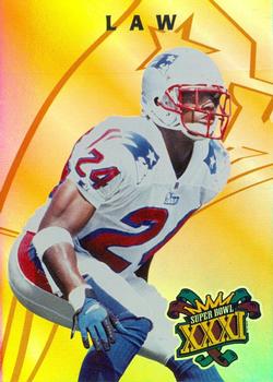 1997 Collector's Edge Masters - Patriots Super Bowl XXXI #14 Ty Law Front