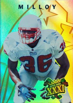 1997 Collector's Edge Masters - Patriots Super Bowl XXXI #21 Lawyer Milloy Front