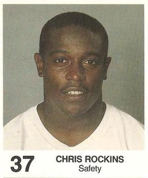 1985 Coke/Mr. Hero Cleveland Browns #NNO Chris Rockins Front