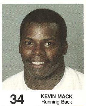 1985 Coke/Mr. Hero Cleveland Browns #NNO Kevin Mack Front