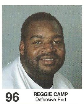 1985 Coke/Mr. Hero Cleveland Browns #NNO Reggie Camp Front