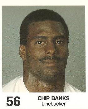 1985 Coke/Mr. Hero Cleveland Browns #NNO Chip Banks Front
