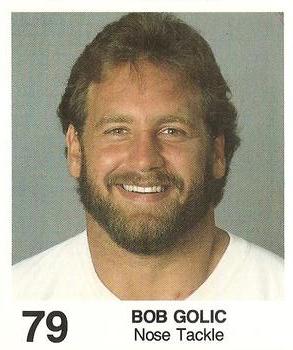 1985 Coke/Mr. Hero Cleveland Browns #NNO Bob Golic Front