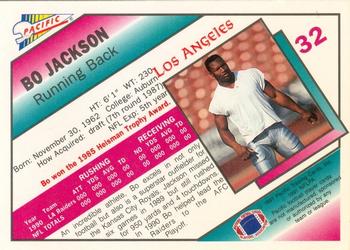 1991 Pacific - Prototypes #32 Bo Jackson Back