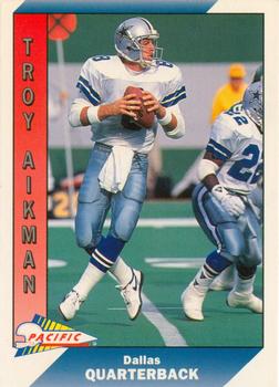 1991 Pacific - Prototypes #232 Troy Aikman Front