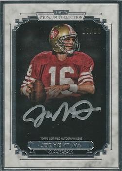 2013 Topps Museum Collection - Framed Museum Collection Autographs Silver #MCFA-JM Joe Montana Front