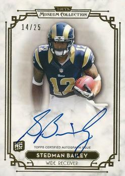 2013 Topps Museum Collection - Signature Series Autographs Gold #SSA-SB Stedman Bailey Front