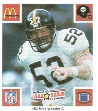 1986 McDonald's All-Star Team #NNO Mike Webster Front
