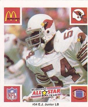 1986 McDonald's All-Star Team #NNO E.J. Junior Front