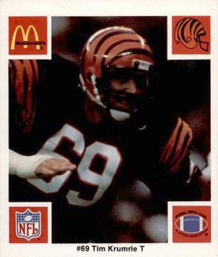 1986 McDonald's Cincinnati Bengals #NNO Tim Krumrie Front