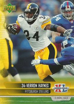 2006 Upper Deck Pittsburgh Steelers Super Bowl Champions #14 Verron Haynes Front