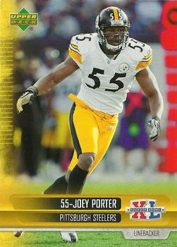 2006 Upper Deck Pittsburgh Steelers Super Bowl Champions #27 Joey Porter Front