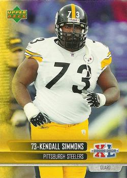 2006 Upper Deck Pittsburgh Steelers Super Bowl Champions #31 Kendall Simmons Front