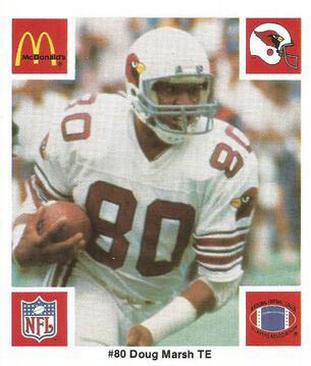 1986 McDonald's St. Louis Cardinals #NNO Doug Marsh Front