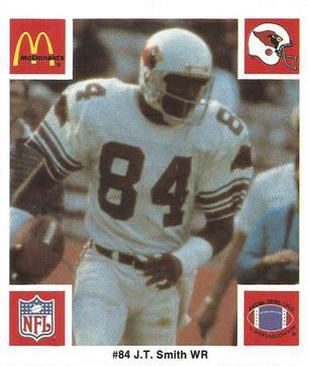 1986 McDonald's St. Louis Cardinals #NNO J.T. Smith Front