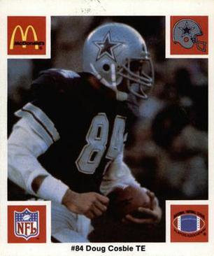 1986 McDonald's Dallas Cowboys #NNO Doug Cosbie Front