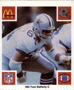 1986 McDonald's Dallas Cowboys #NNO Tom Rafferty Front