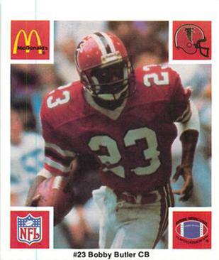 1986 McDonald's Atlanta Falcons #NNO Bobby Butler Front